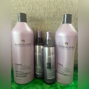 Pureology Hydrate and Color Fanatic Hair Care Set - Lavender